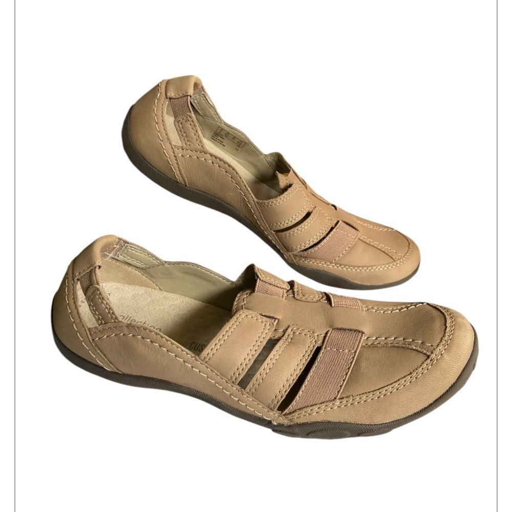 Clarks Haley Stork Flats, Sz 9.5, Slip ons, Comfort, Sporty, EUC, Walking